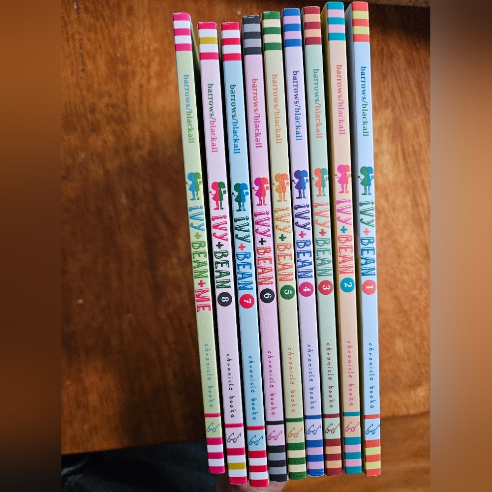Ivy & Bean Books 1-8 + Activity Book Like New